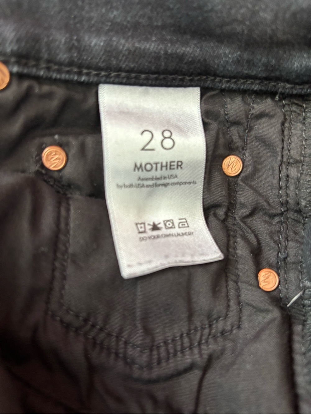 Mother the Weekender Flared Jeans In Deep End Size 28 - Picture 7 of 10